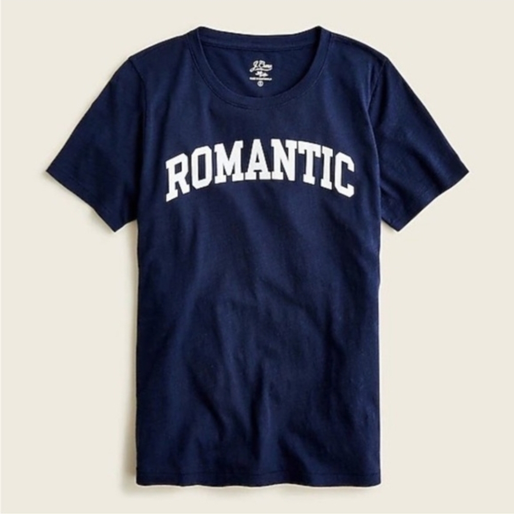 J. Crew Vintage cotton "Romantic" crewneck T-shirt, Size XS